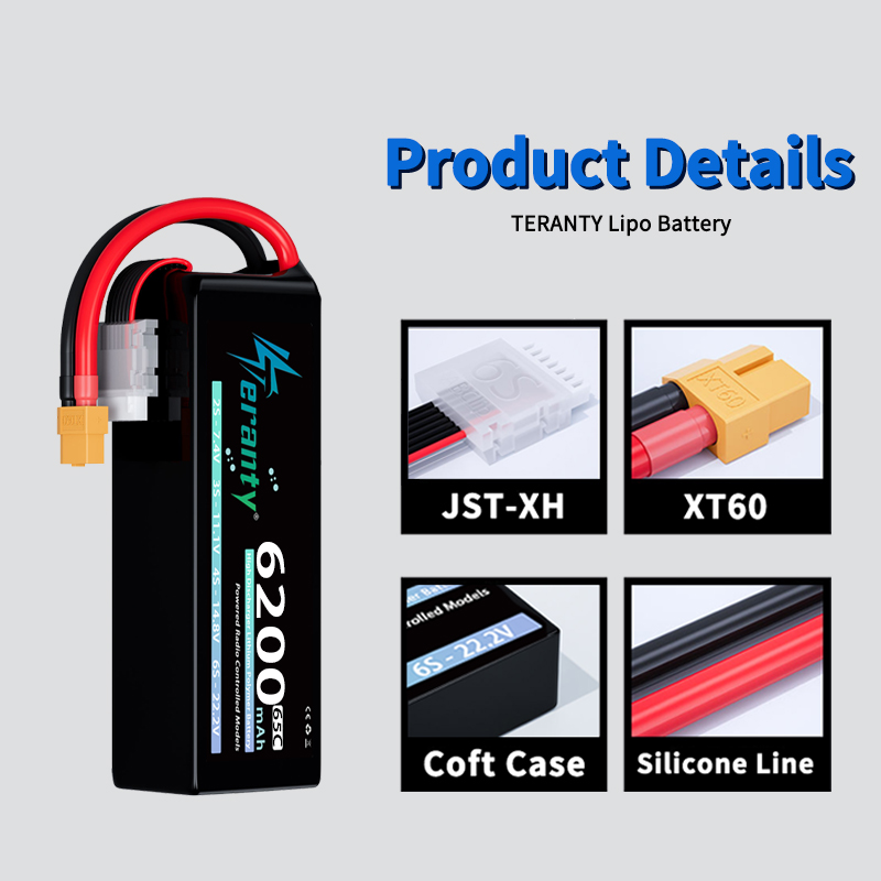 Batterie Lipo TERANTY 6S 6200m - Drone Racing Battery avis et prix