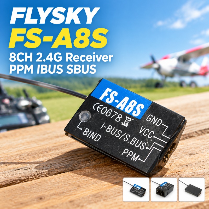 Récepteur RC Mini FS-A8S 2.4G  - Drone Racing Receiver avis et prix